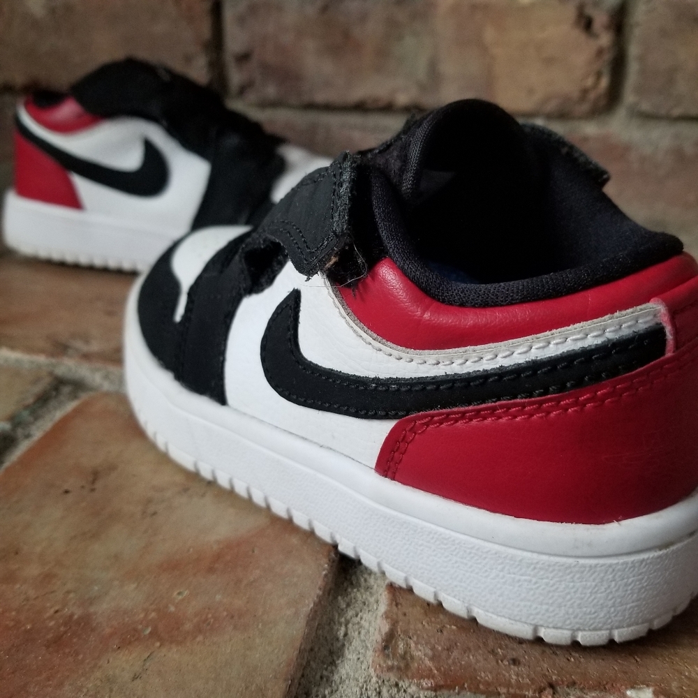 Nike Air Jordan 1 Low ALT White Gym Red BQ6066 115 PS Size 11C - Picture 12 of 12